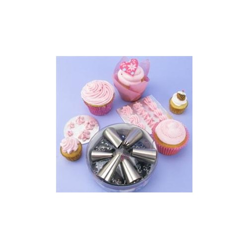 Nozzle Set Stainless Steel (6 pc)