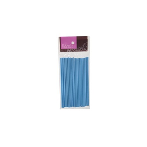 Lollipop Sticks  150mm Baby Blue (25 pk)