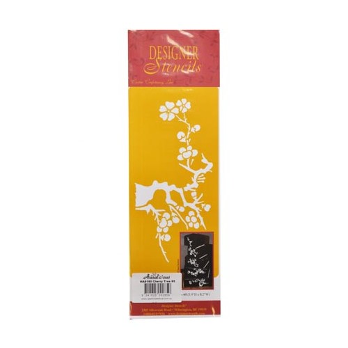 Stencil  Blooming Cherry Tree No.5