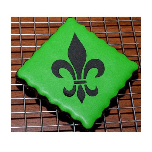 Stencil  Fleur de Lis Icon Set