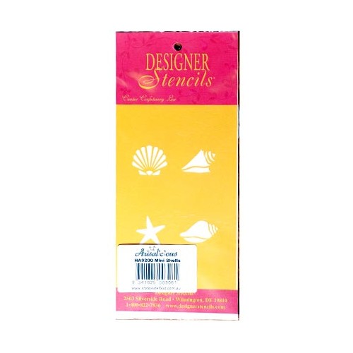 Stencil  Mini Shell Icon Cupcake Set