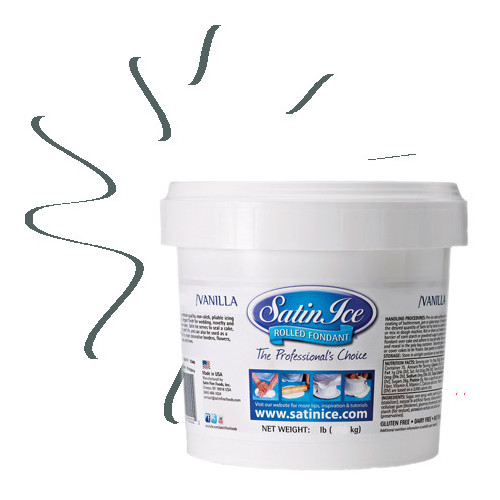 Satin Ice 2.5Kg White/Vanilla Icing