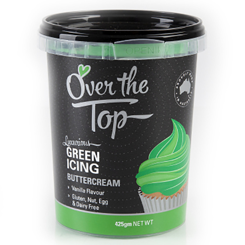 Buttercream GREEN 425g - Over The Top