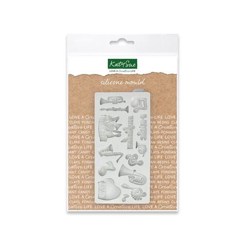 Katy Sue MINIATURE MUSIC SET Silicone Mould