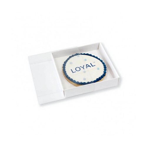 Biscuit Box 9 x 9 x 2cm High - Loyal