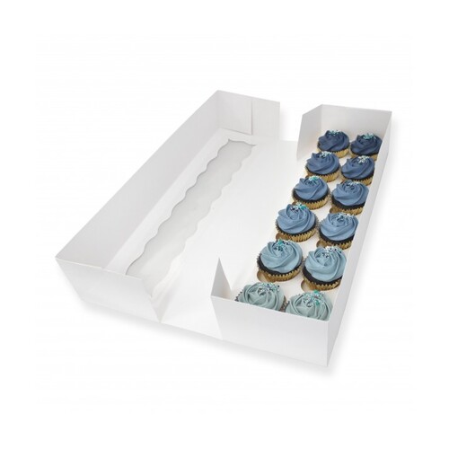 Long 12 Hole Cupcake Box with Insert- LOYAL