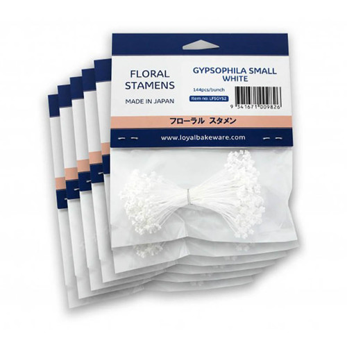 Stamen Gypsophila White Double Sided- Small