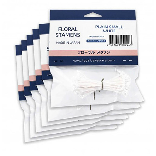 Stamen Plain White - Small
