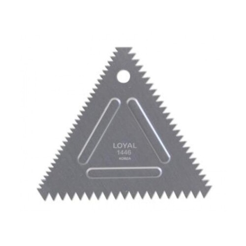 Loyal Triangle Comb Metal Scraper