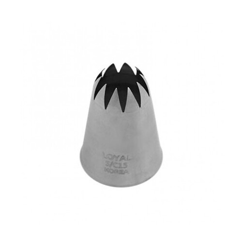 Loyal No 15 Closed Star Tube Stainless steel
