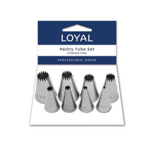 Nozzle Set FRENCH STAR Stainless Steel (8pk)