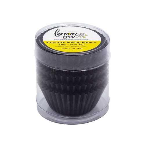 Mini Patty Pans #360 BLACK 100pc