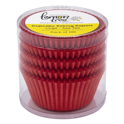 Patty Pans #700 RED 100pc