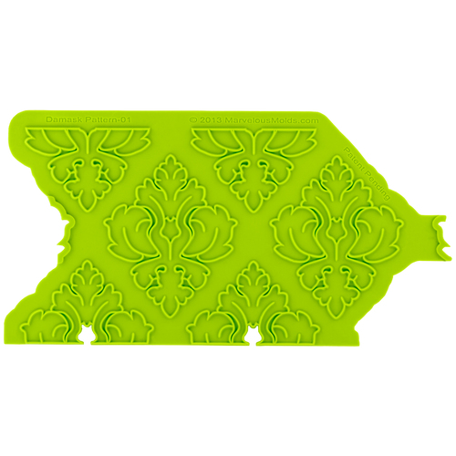 Marvelous Molds - Damask Pattern Silicone Onlay