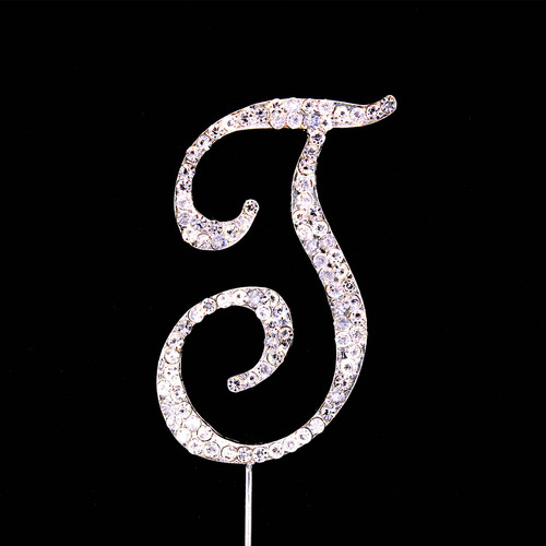 Bling Diamante 7cm Letter T