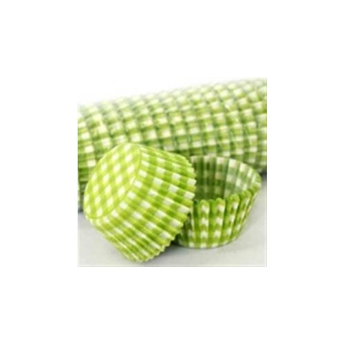 Patty Pan #700 Lime Green Gingham 50pk 