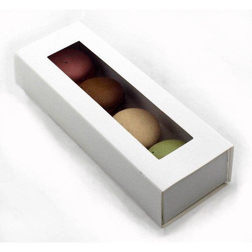 4 Classic Macaron Box - 4 Classic/3 Large Macarons