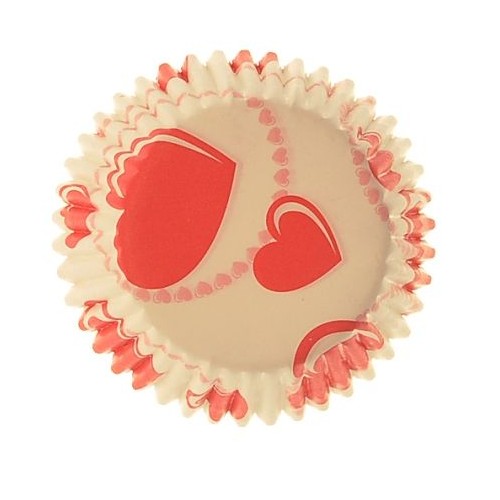 Confeta Patty Pan #750 Hearts (500)