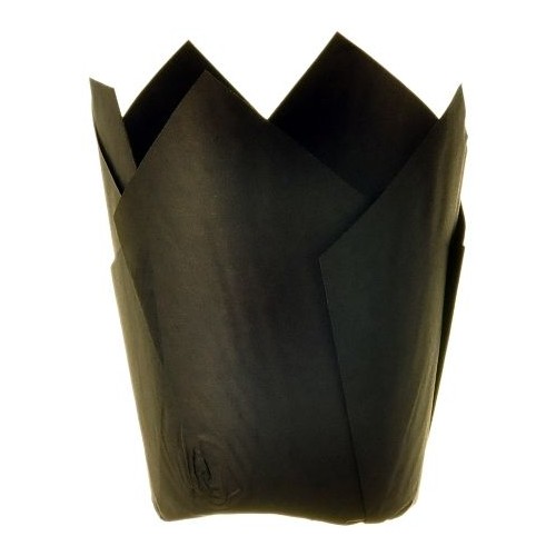 Confeta Tulip Cup Black 50x150 (200)