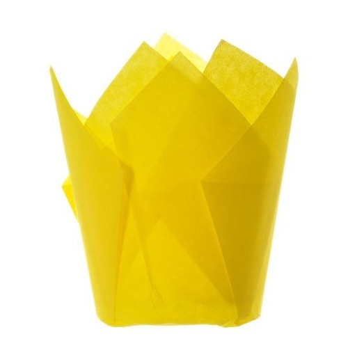 Confeta Tulip Cup 60x175 YELLOW (100)