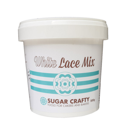 WHITE Lace Mix 500g - Sugar Crafty