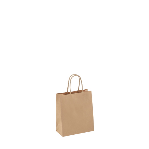 Twist Handle Kraft Paper Bag  Medium  -280X280X150MM ( Cts 250)