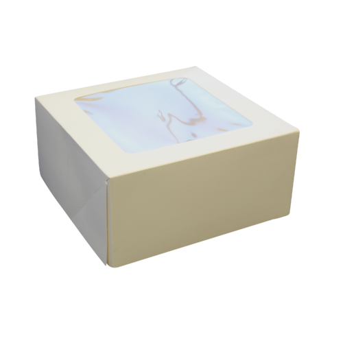 Cake Box 6x6x3" Whiteboard with Window 