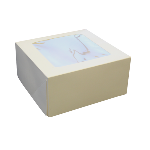 Cake Box 8x8x4" Whiteboard with Window 