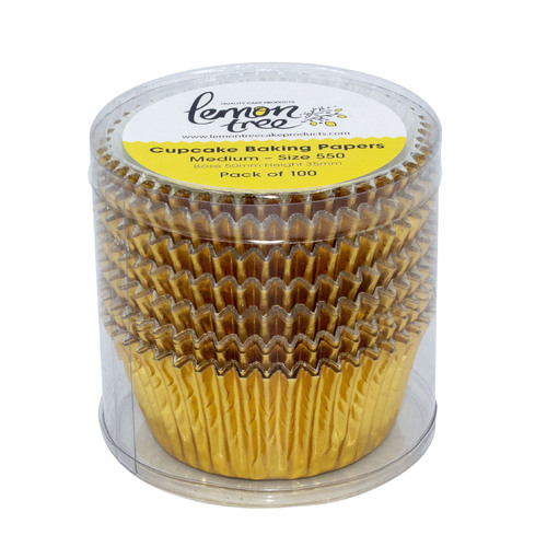 Patty Pans #550 GOLD FOIL 100pc