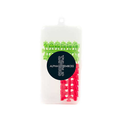 Alphabet & Number Embosser Set 5mm | SPRINKS