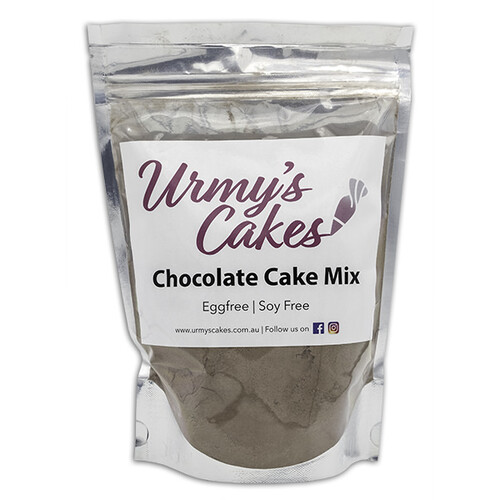 Urmy's Chocolate Cake Mix 500g - Egg Free (Best Before 25 May 21)