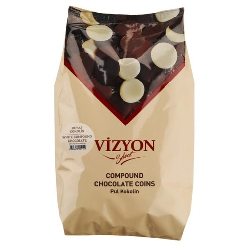 Premium WHITE CHOC Compound Coins 2.5kg