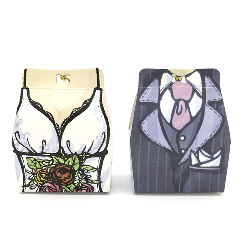 Favour Box  Lovers in Paris (10 pieces - 5 of each design)