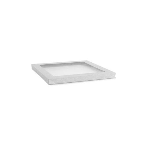 LID White with PET Window suits Catering Tray WCTM360